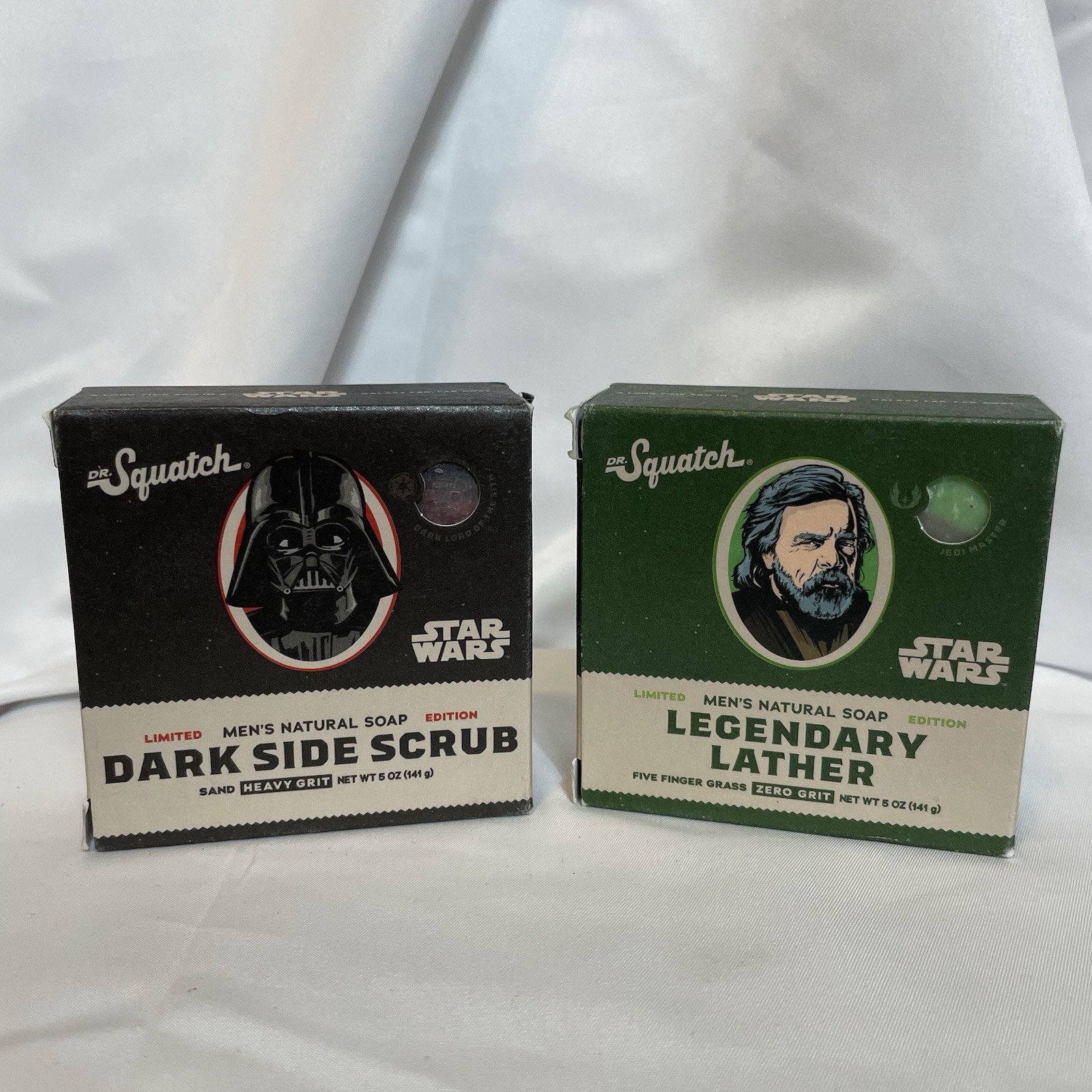 Dr Squatch Star Wars Limited Edition Natural Soap Darth Vader Dark Side & Luke