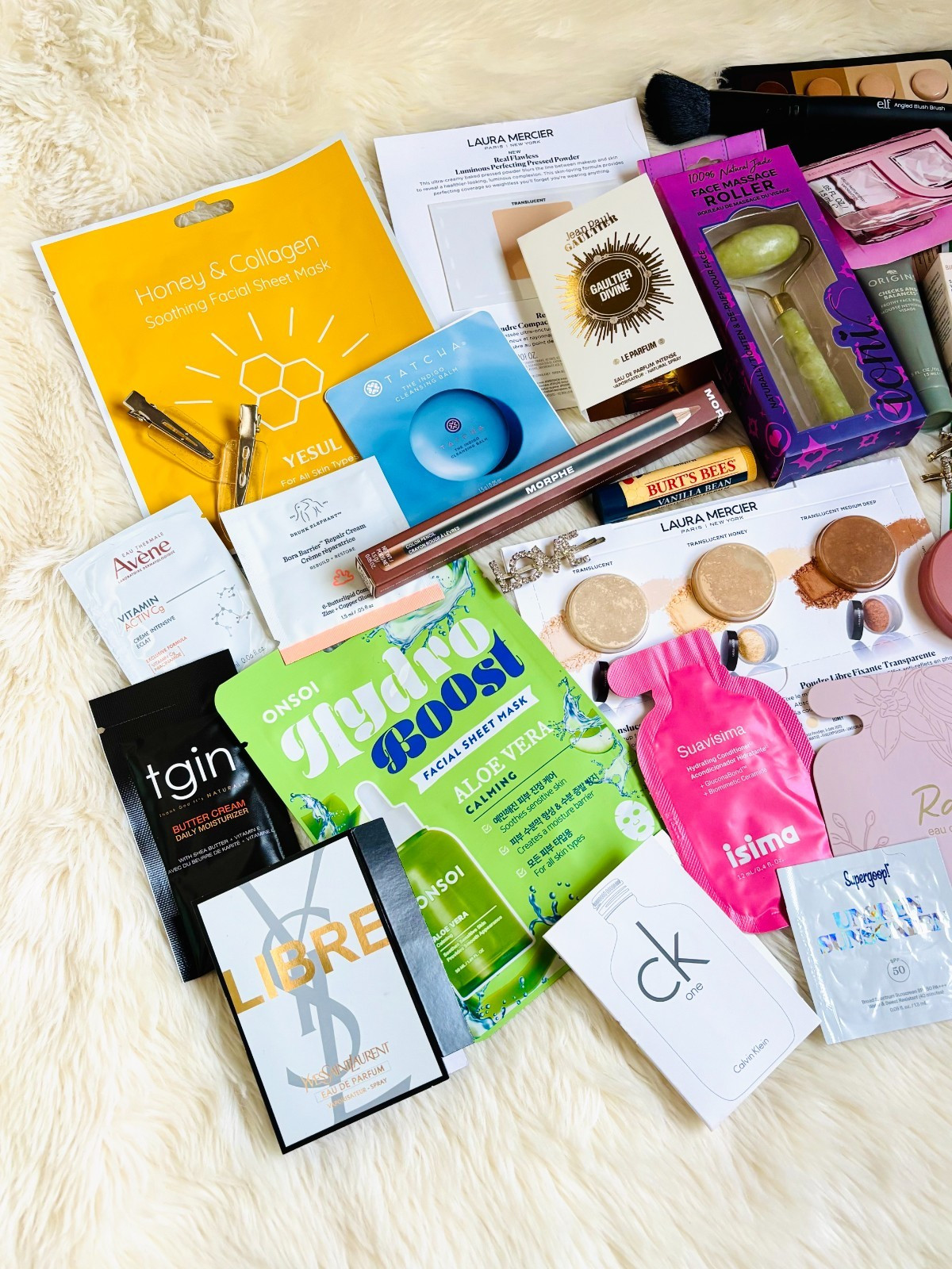 Huge High End Sephora & Ulta Deluxe Sample Skincare Makeup Perfume Bundle Set