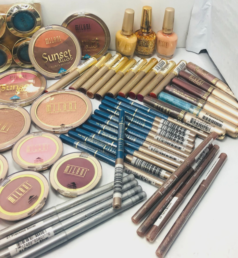 New 80 PC MILANI MIXED MAKEUP LOT **RARE HARD-TO-FIND ITEMS **GREAT DEAL!