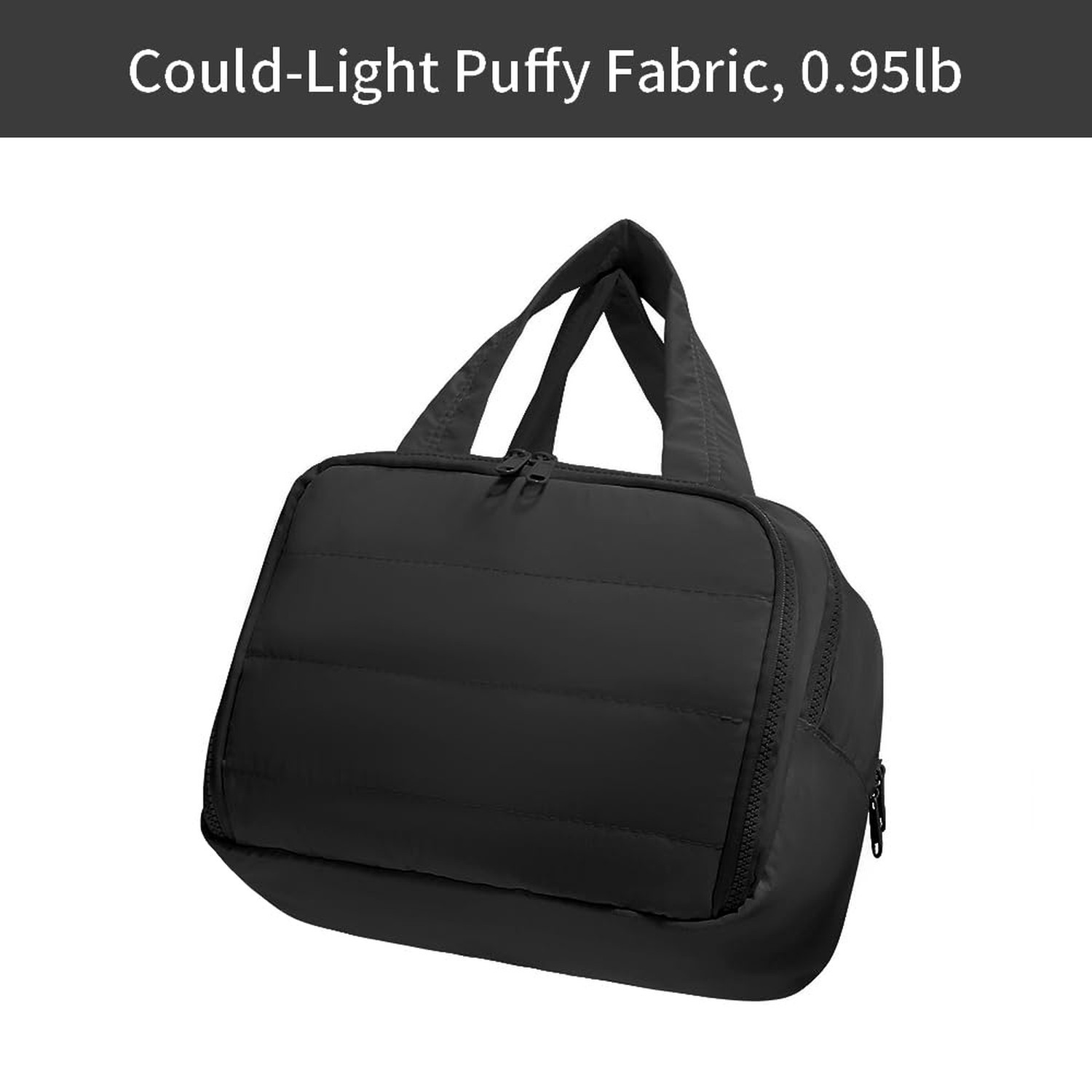 Puffer Travel Toiletry Bag – Large Capacity 11.8”L Makeup Organizer,