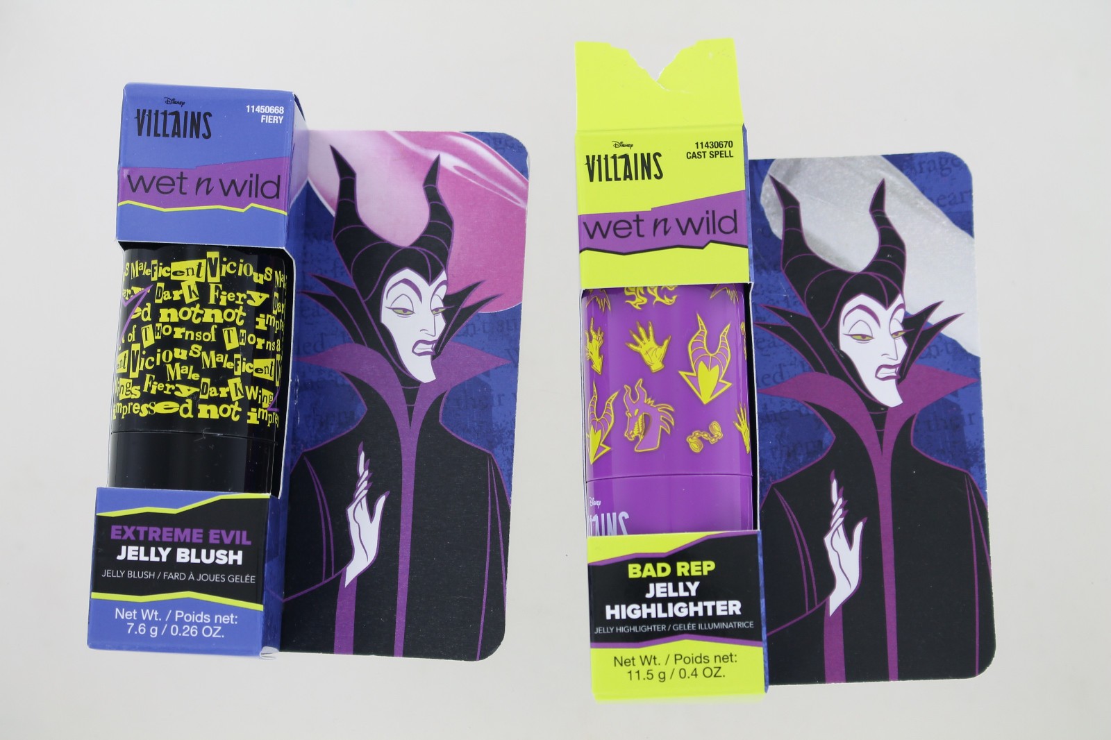 New Wet N Wild Disney Villains Lot – Maleficent – Bag, Lip, Blush, Highlighter