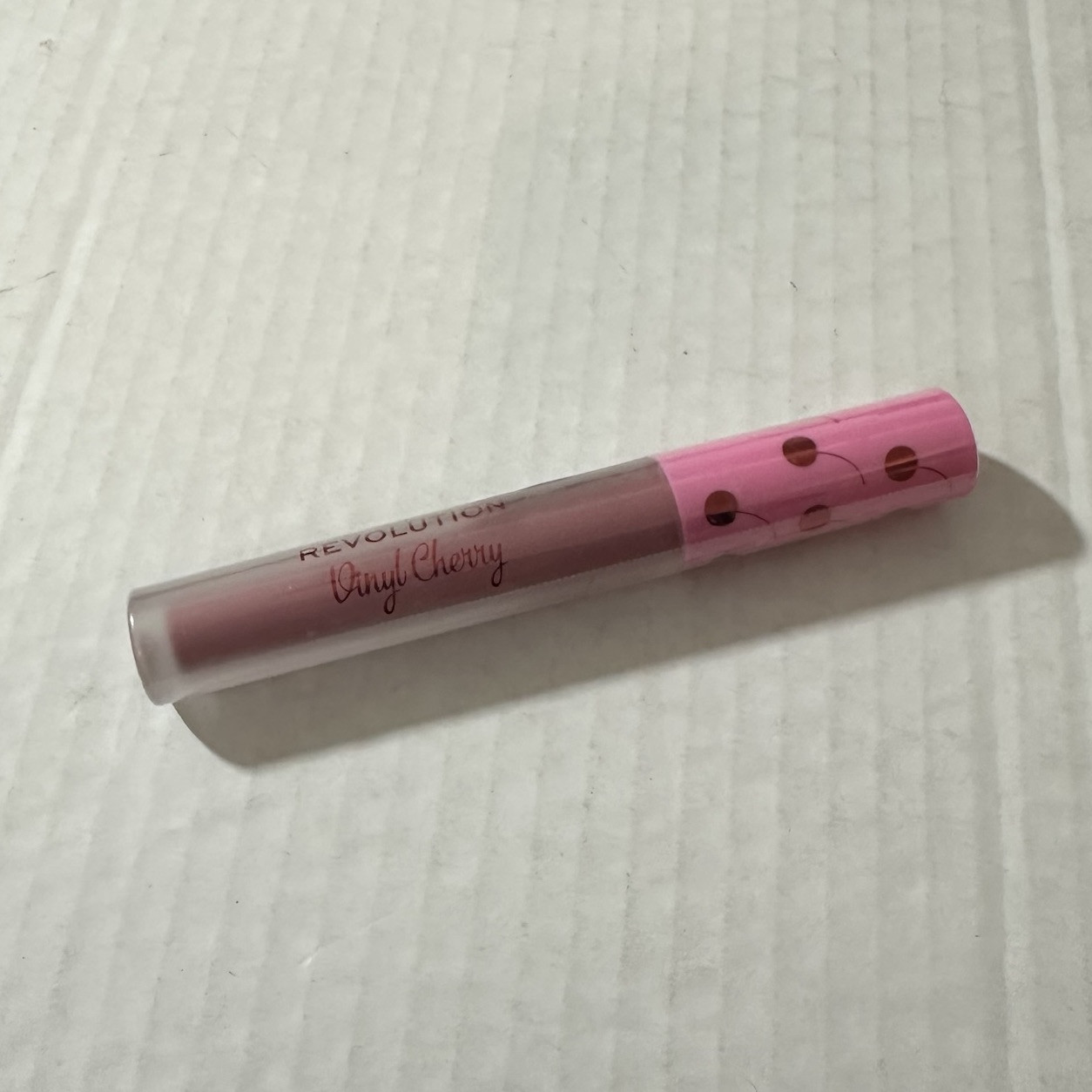 NEW I Heart Revolution Vinyl Cherry Liquid Lipstick In Cherry Bakewell Sealed