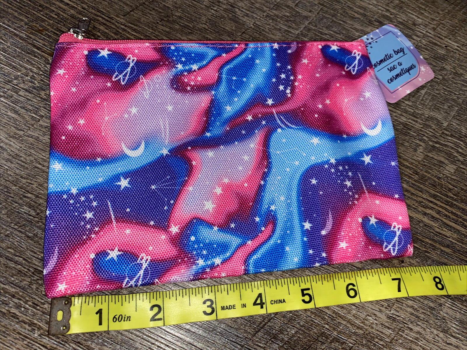 Claire’s Unicorn Galaxy Nails Cosmetic Bag Backpack Clip Lip Gloss Lot