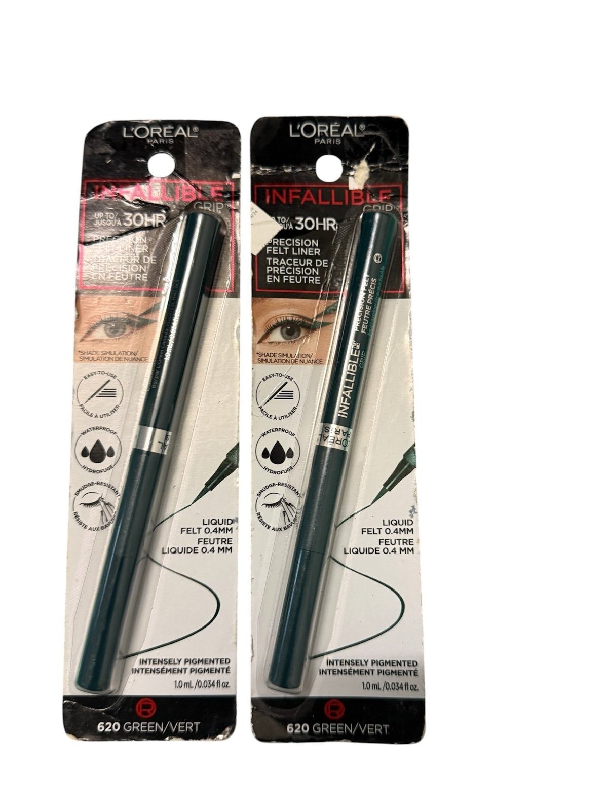 L’Oreal Paris Cosmetics Paris Makeup Infallible Grip Precision lot of 2