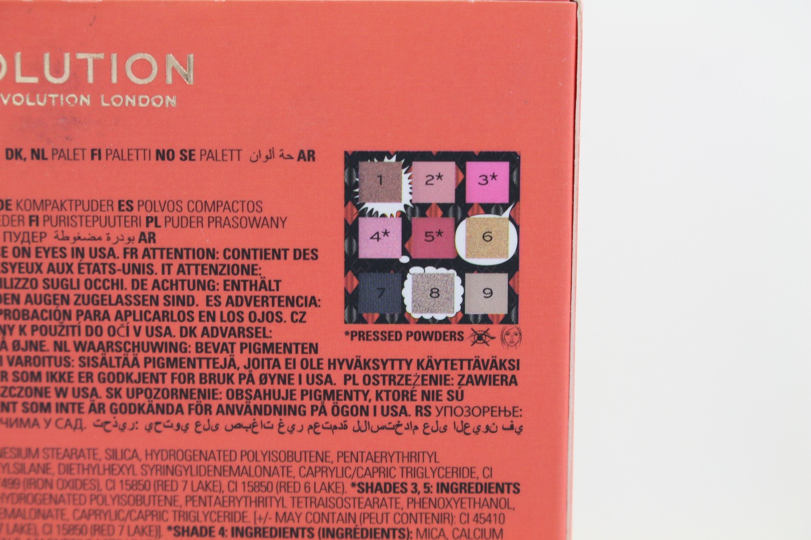 New Revolution Makeup Harley Quinn Lot – Cosmetic Bag, Eyeshadow Palette, Sponge