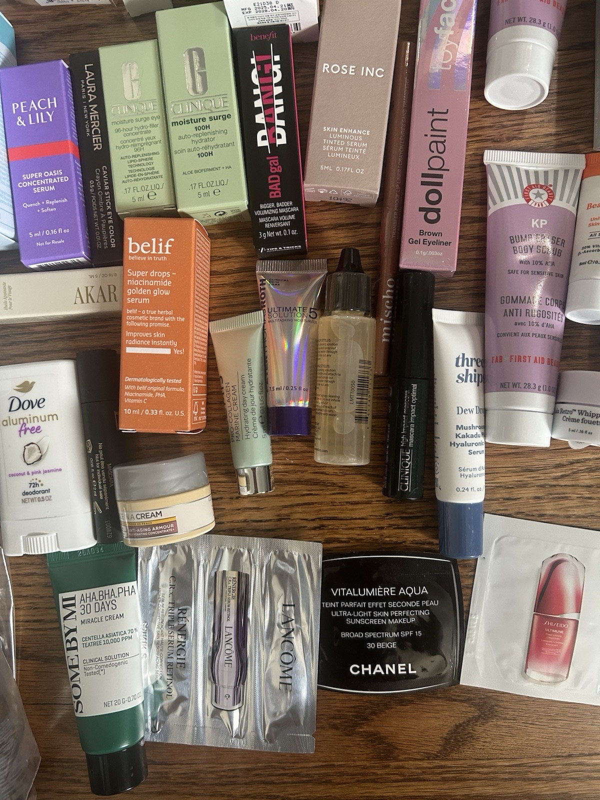 80 Piece Lot Makeup Haircare Fragrance Skincare Samples & Full Sizes NEW
