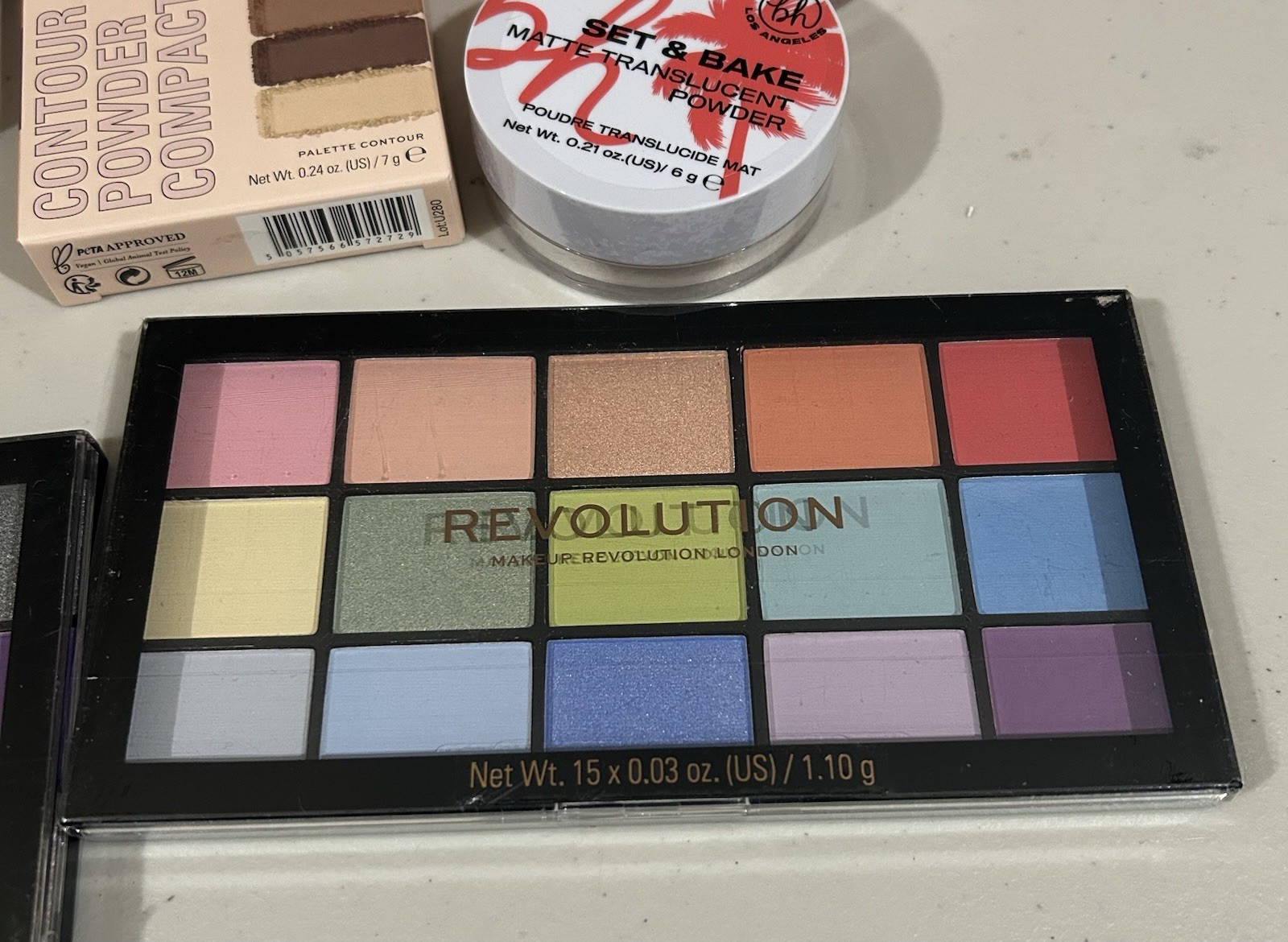 Lot of (25) Assorted Revolution, Makeup Obsession and bh Products