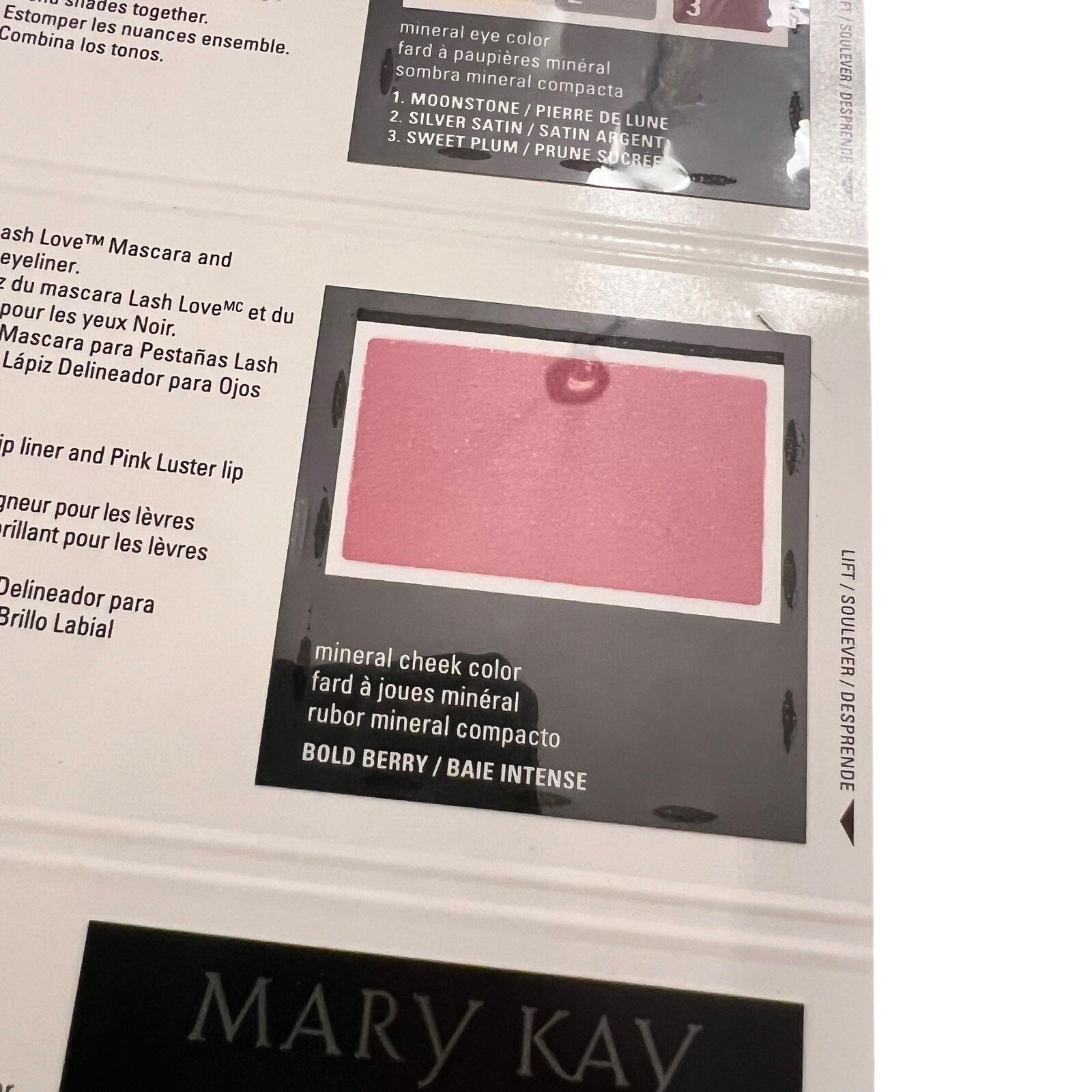 Mary Kay Lot Assorted Samples New & Discontinued Colors Single Use Travel #116