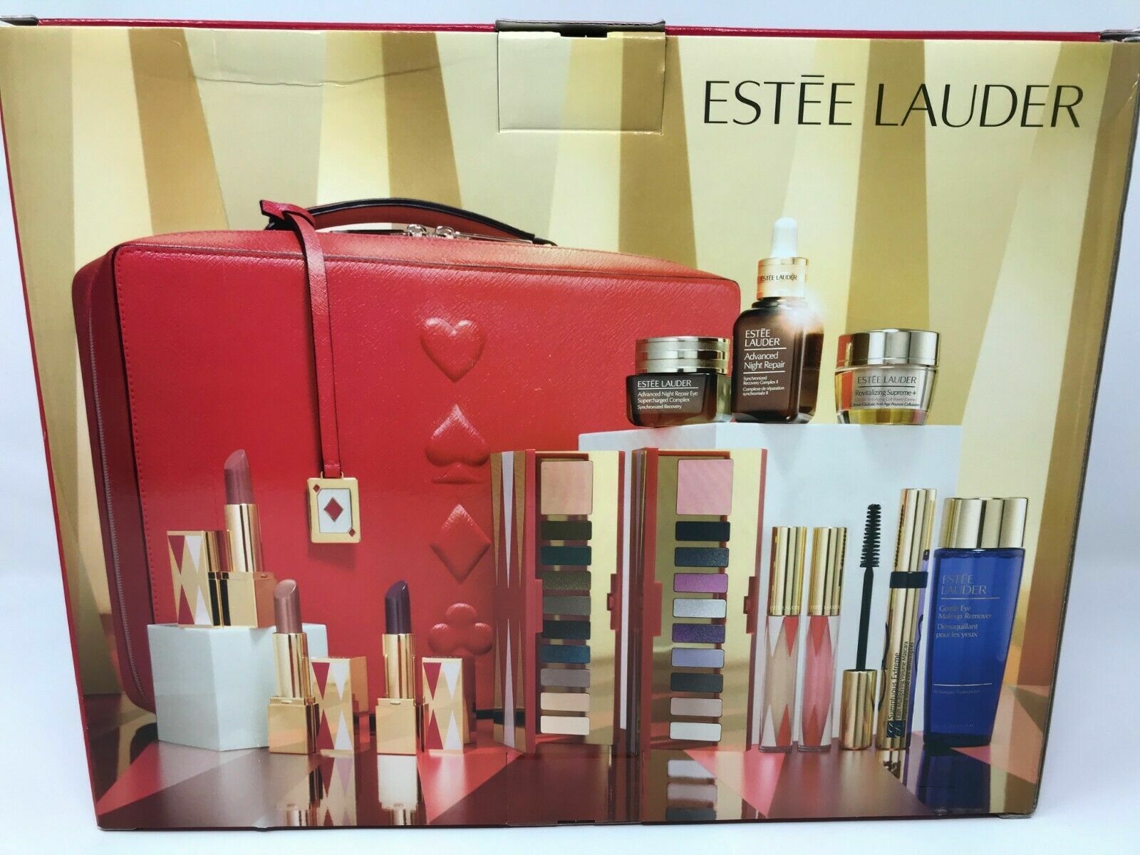 ESTEE LAUDER HOLIDAYS BLOCKBUSTER COOL 12 FULL SIZE ITEMS $455 VALUE NEW
