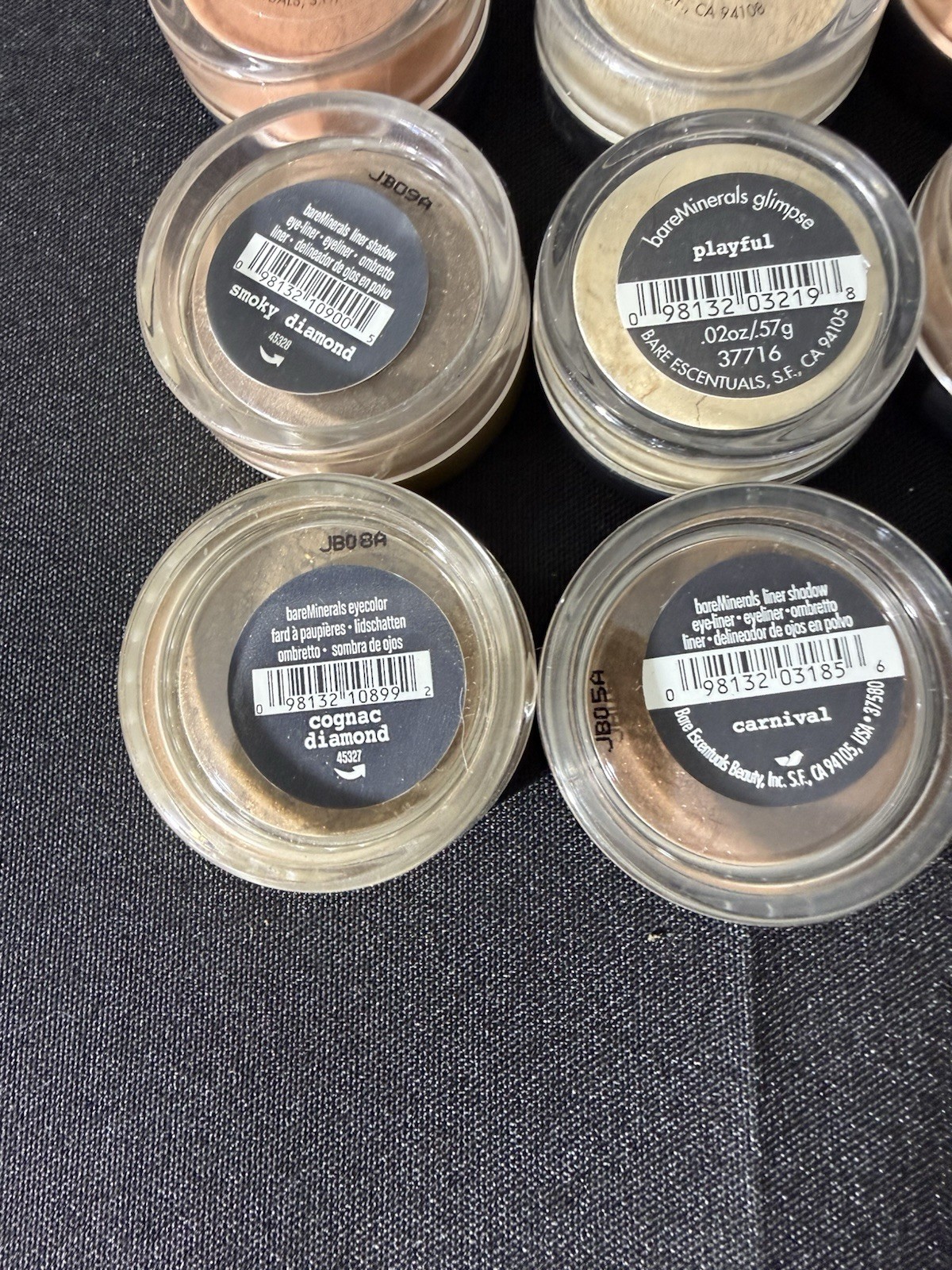Huge Lot of 14 BARE ESCENTUALS bareMinerals i.d. Eyecolor Glimmer Blush