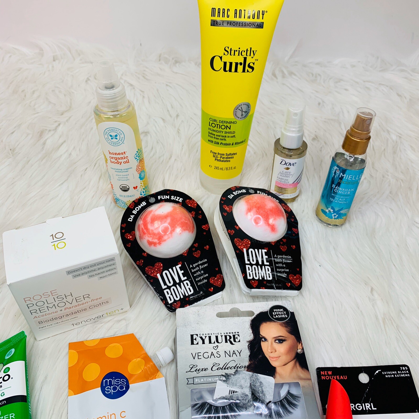 Makeup Beauty Lot Mascara Mielle Moisture False Eyelashes Loreal Lipstick Yes