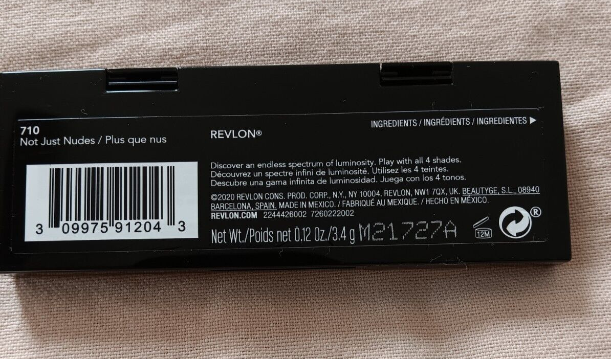 Revlon Illuminance Foundation 1 oz #305 Medium Sand Creme Shadow Palette Lot