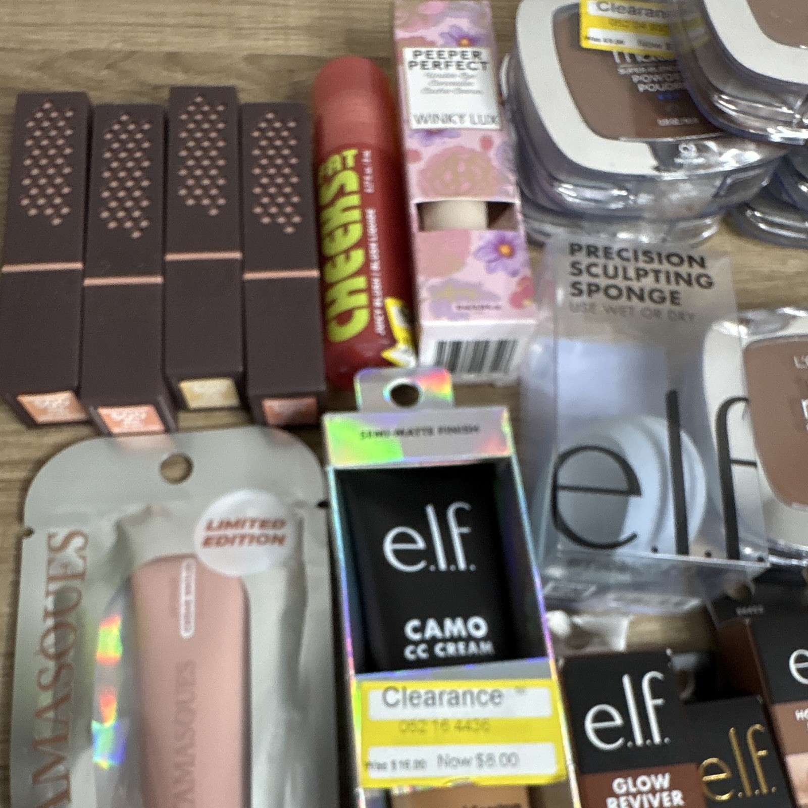 Mixed Makeup Lot Bulk Wholesale e.l.f. Camo CC, L’Oréal & More | 34 Pieces