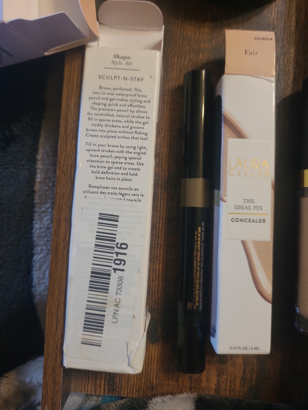 4pc Laura Geller Makeup Lot- NEW Foundation, Conceler, Brow Pencil