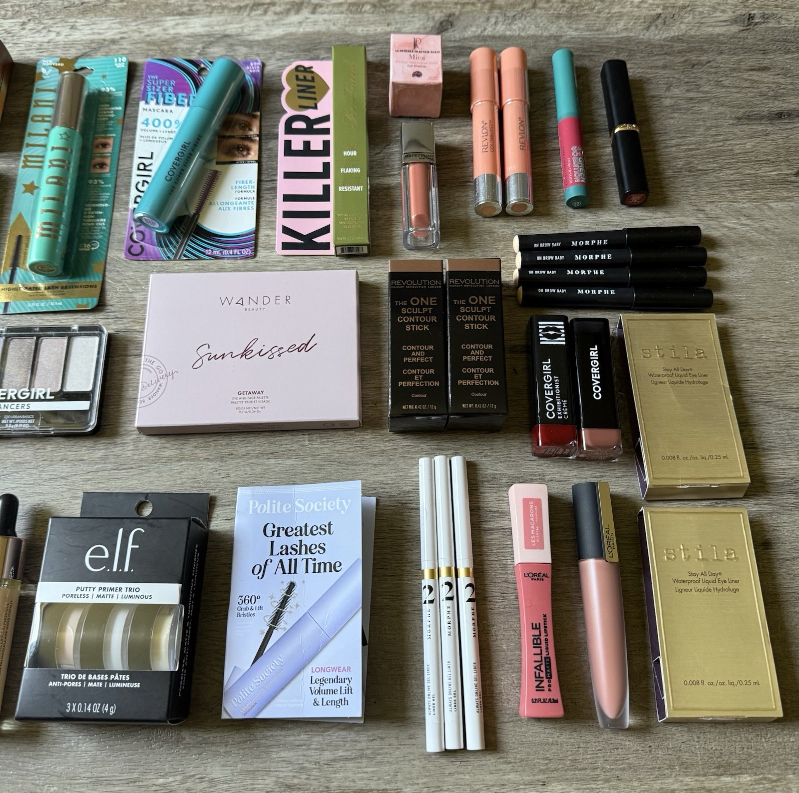 BEAUTY MAKEUP Mixed Lot Bundle – 45pc Urban Decay Too Faced Stila Morphe