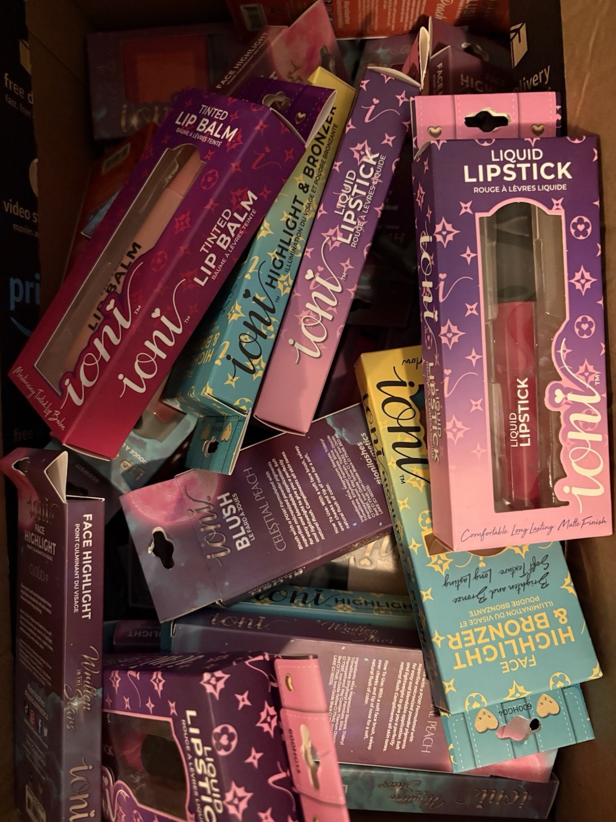 Ioni Makeup/Cosmetics Bundle Lot Of 100 New In Box! Reseller Ready