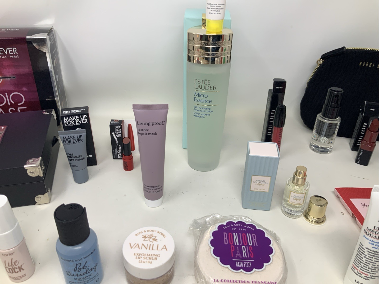Huge Lot Of 39 Pieces Make Up For Ever & Bobbi Brown Full, Travel & Sample Size
