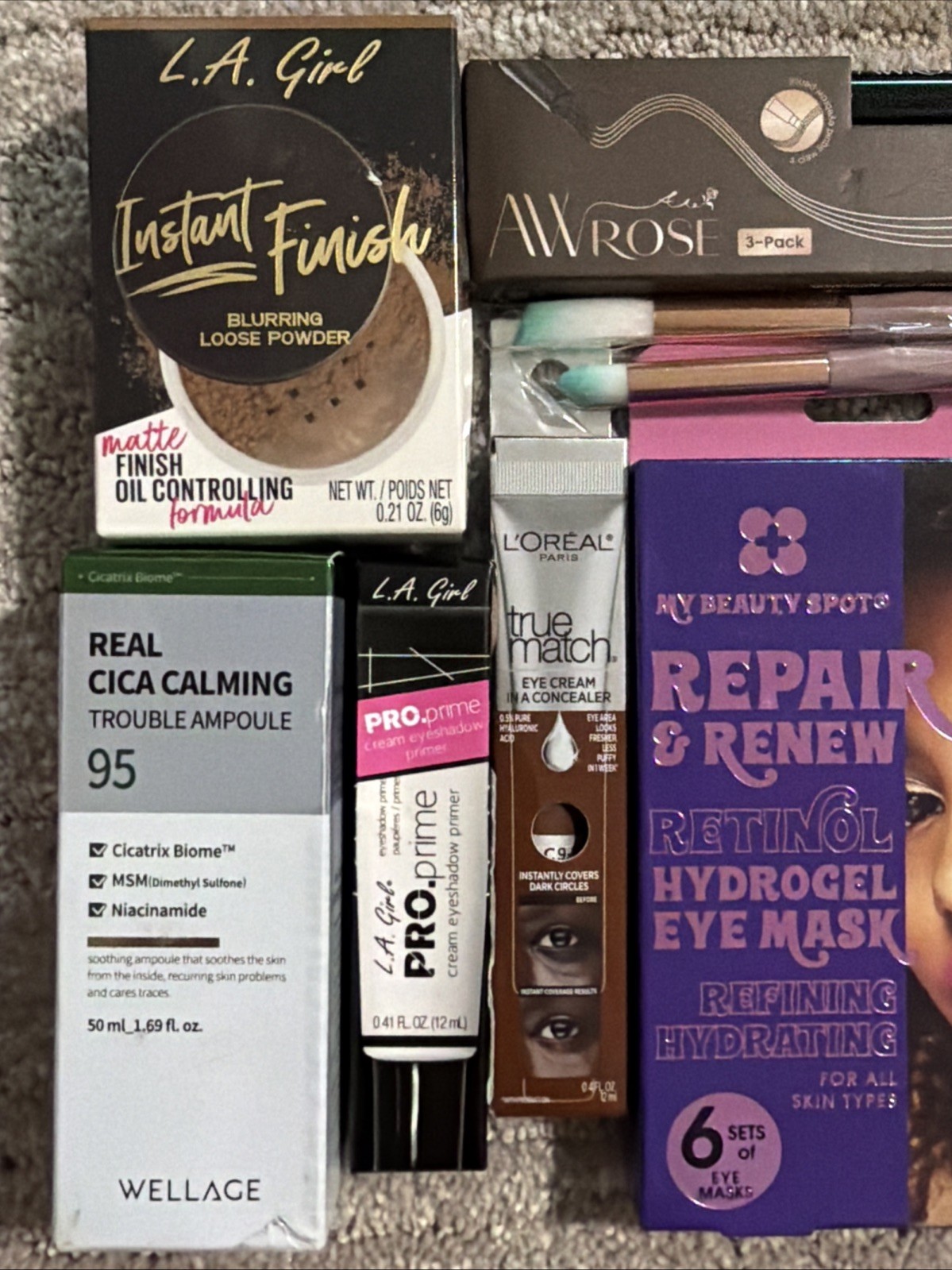 Eye Firming Dark Tan Brown Makeup Powder Bundle Lot Beauty Cosmetics Skincare