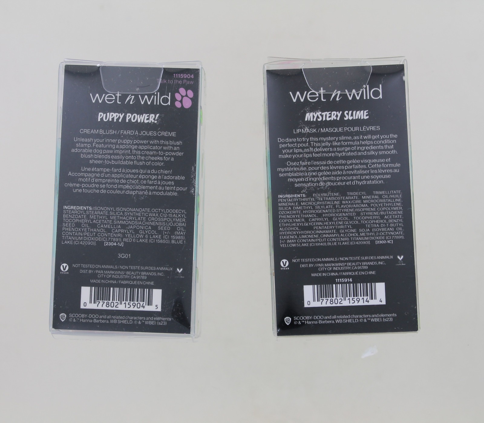 New Wet N Wild Scooby Doo! Lot – Eyeliners, Blush, Lip Mask, Body Crayons +