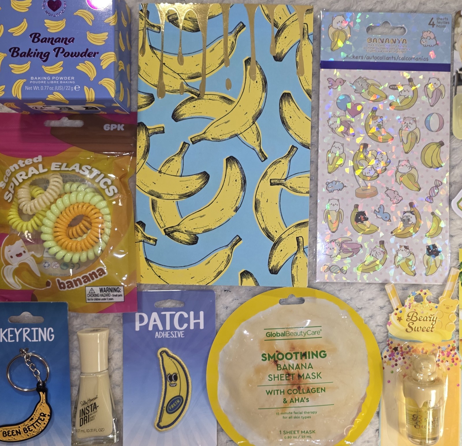 Banana 🍌 Lovers Gifts HUGE NEW LOT 12 Pcs Revolution Beauty Baking Powder Patch