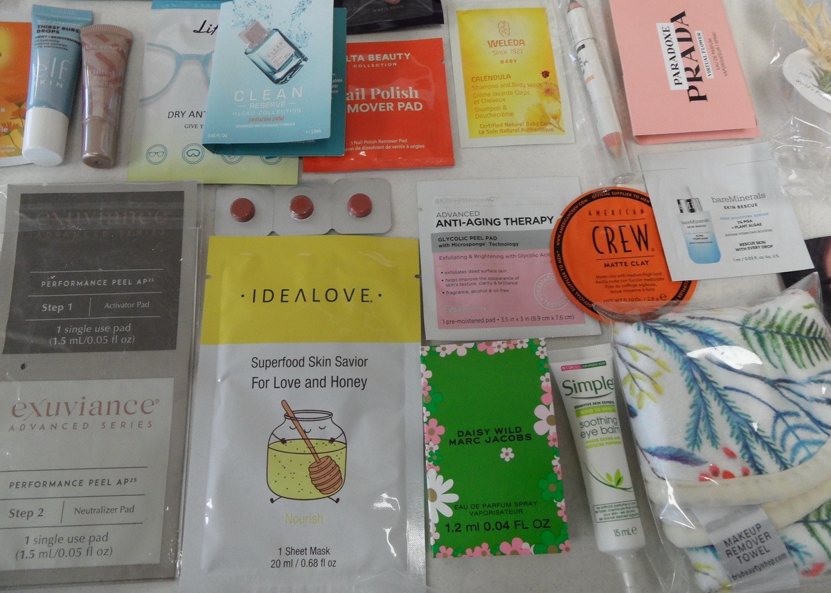 75+ PCS MAKEUP SKINCARE HAIR BEAUTY PERFUME DELUXE LUXURY FULL SAMPLE TRAVEL LOT