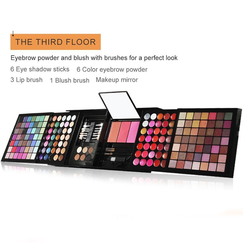 177 Color Makeup Set Eyeshadow Palette Blush Lip Gloss Concealer All-in-one Kit