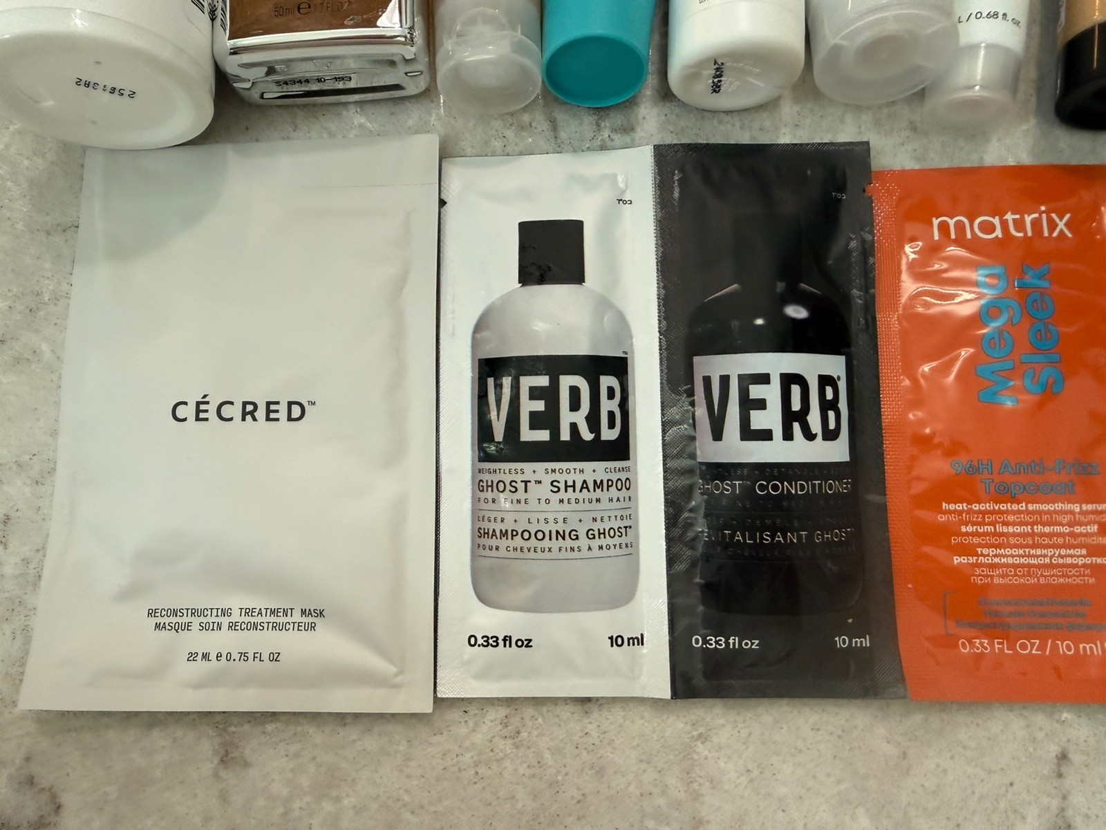 NEW!High End Mixed Lot of Deluxe,Full & Travel Hair Samples!OUAI, IGX,WOW & more