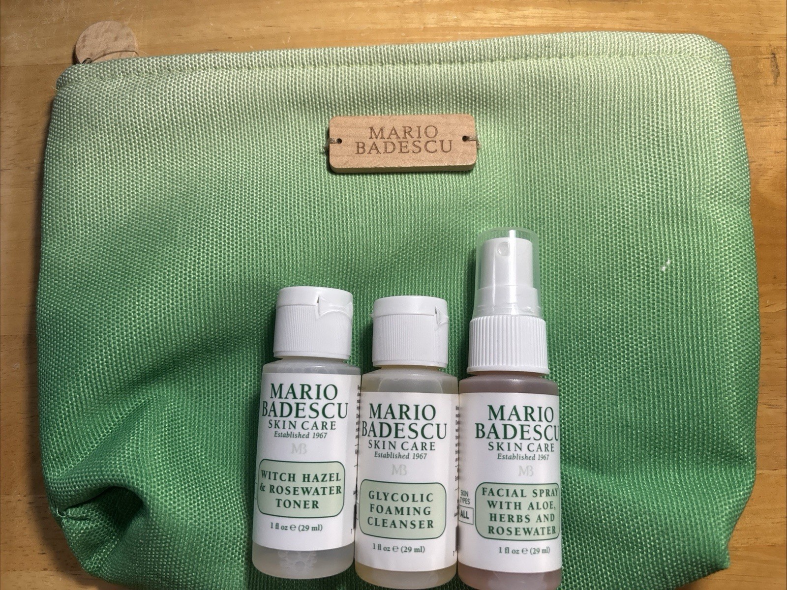 Mario Badescu Beauty Lot – 4 Piece Travel Sized w/Travel Bag