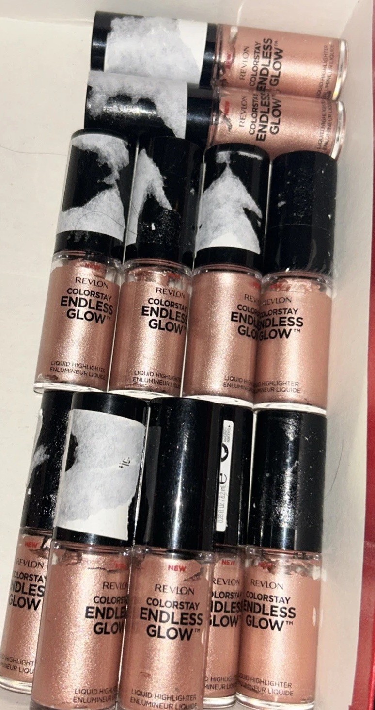 REVLON LOT. 3 Lipstick/Pearl/041. 12 Rose Quartz Highlighter. 1 Bronze Eyeshadow