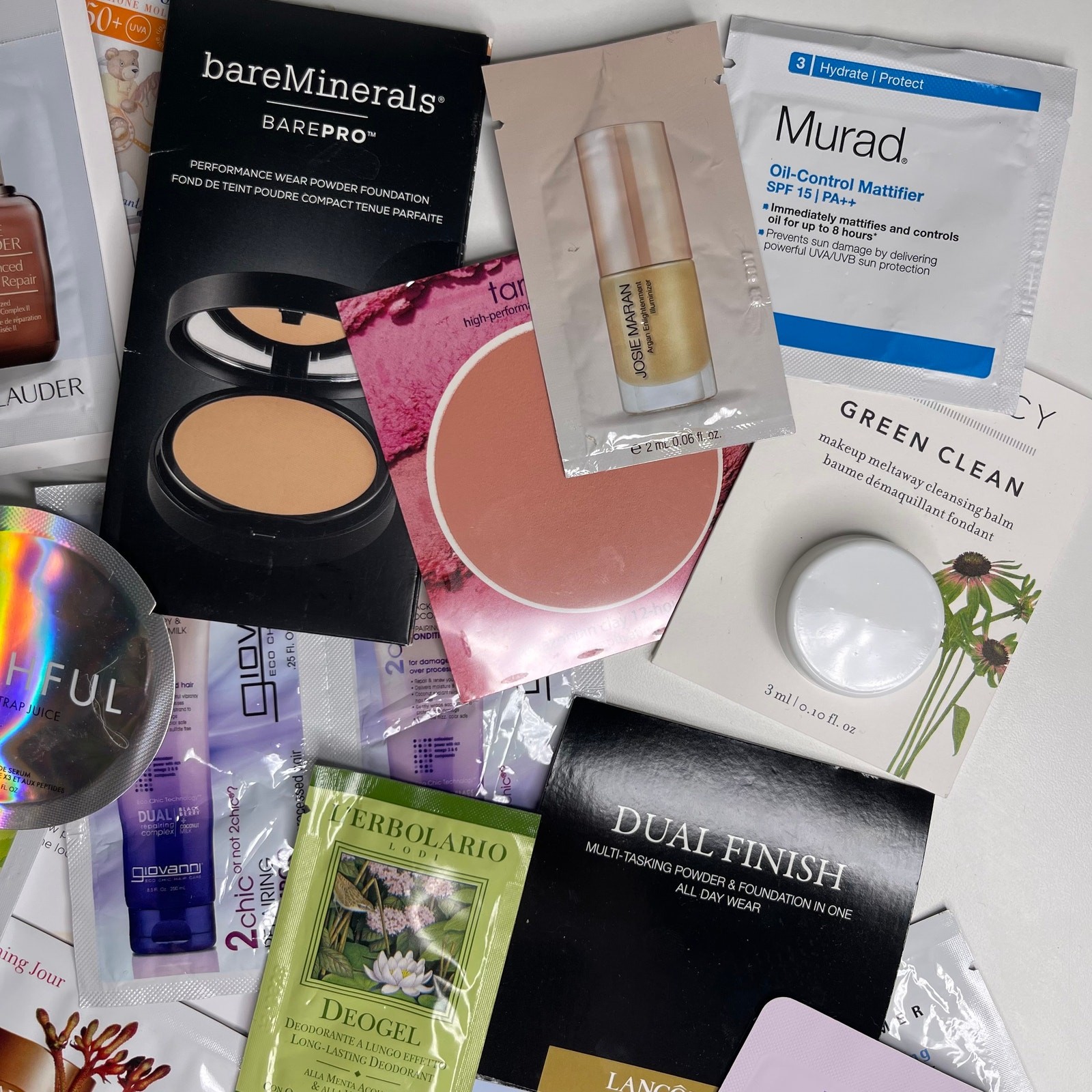 MAKEUP BEAUTY BUNDLE BOX — 25 PIECES! Estée Lauder Hourglass Murad Clinique YSL