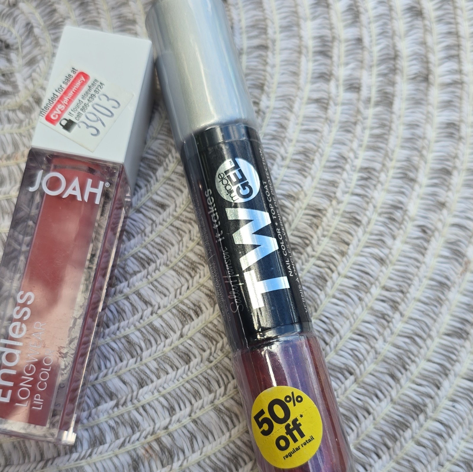 Assorted Full Size Makeup Lot: Revlon Illuminance Blush, JOAH Lip, Insta-Dri