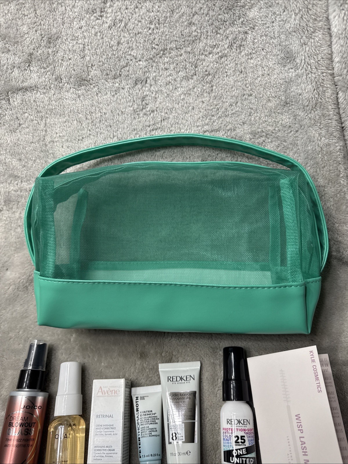 Lot 19 ULTA BEAUTY DELUXE Travel Mini Set Cream Mascara & Cosmetic Bag