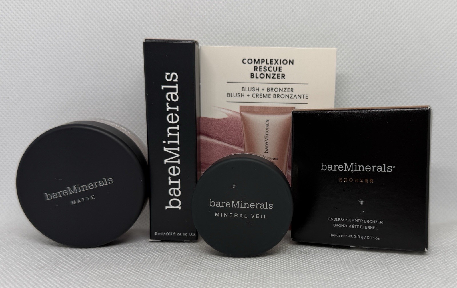 Bare Minerals Matte Foundation, Mineral Veil, Bronzer & Blonzer 4 Items