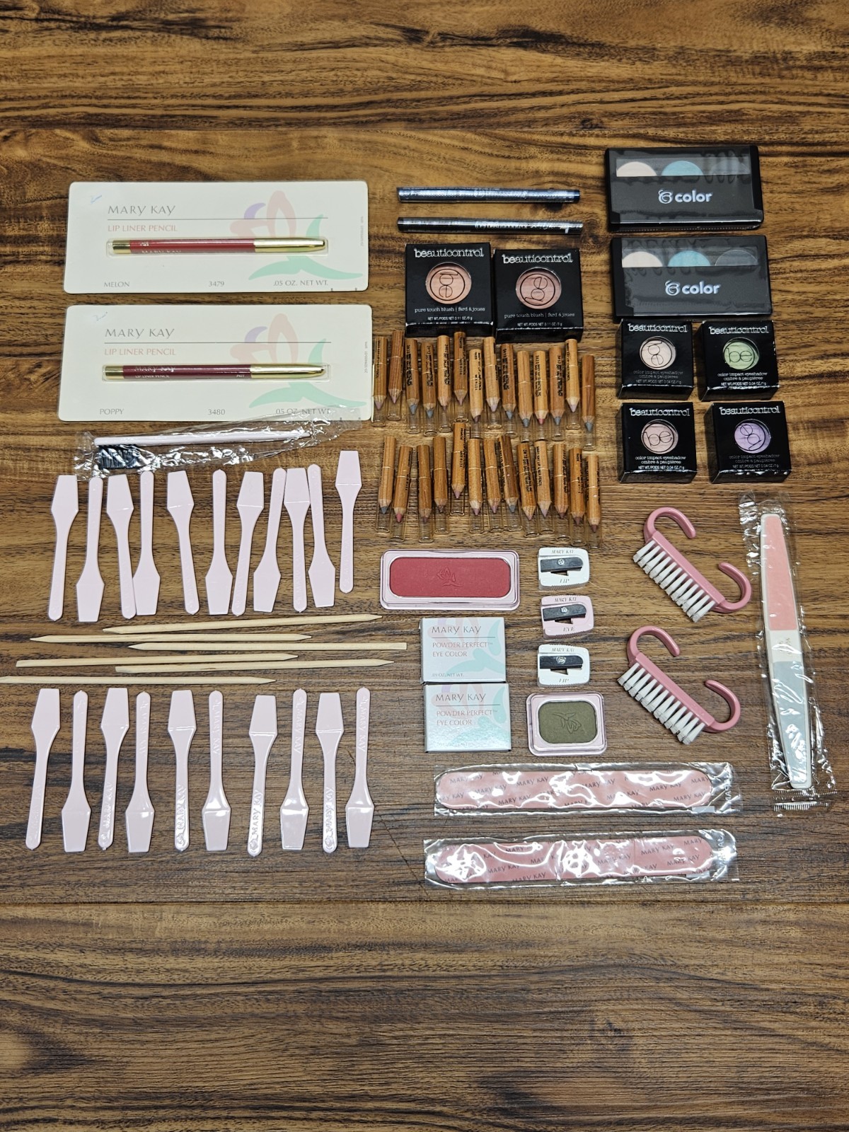 Large Lot Mary Kay Samples Lips Eyes Nails Demonstrator Items Sharpeners Makeup
