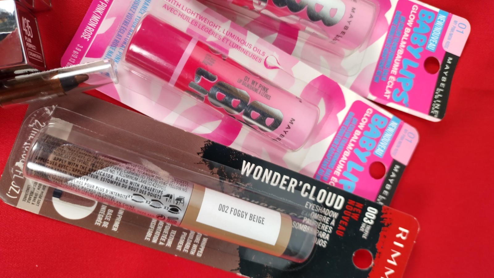 womens makeup Lot Loreal Çover Girl Maybelline Eyeliners Lip Baum Eye Shadow