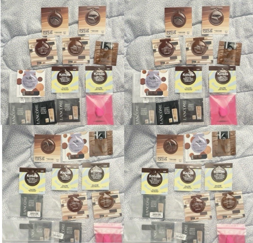 LOT of 48 SEPHORA Samples Beauty Blenders Foundations Concealers Dark Skin Tones