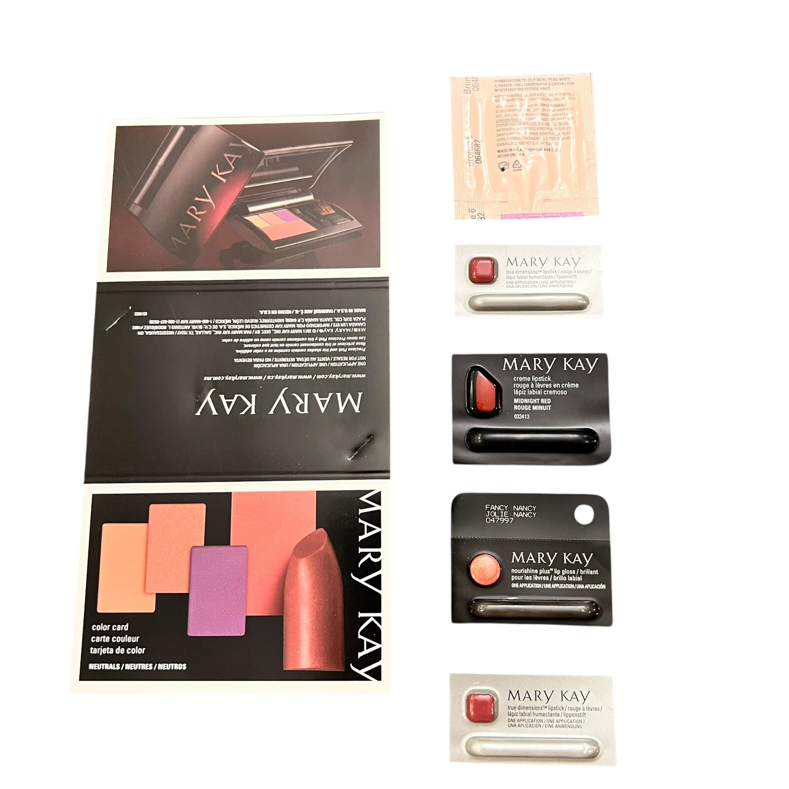 Mary Kay Lot Assorted Samples New & Discontinued Colors Single Use Travel #118