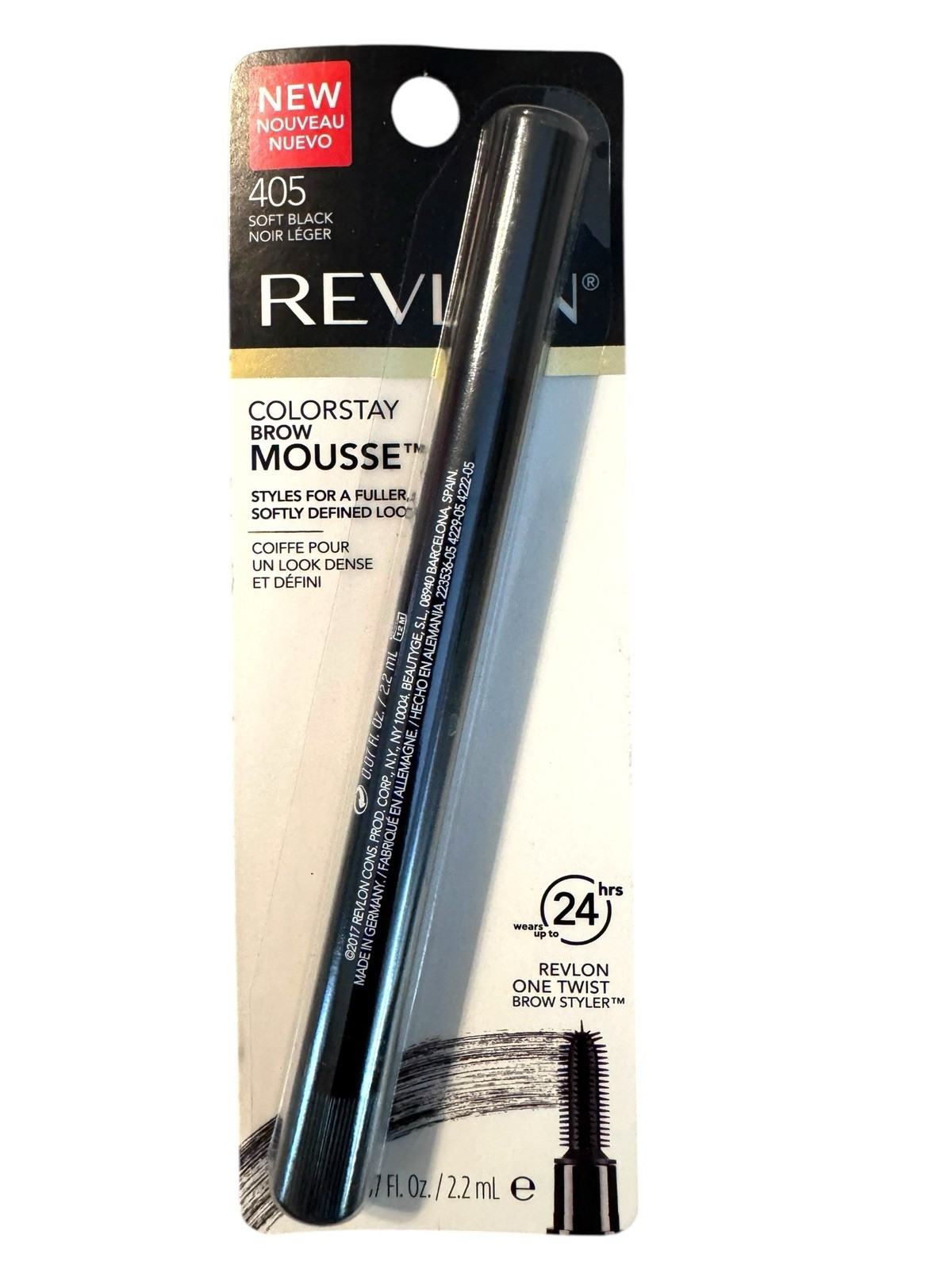 Revlon Colorstay Eyeliner 291 Black & 204 Charcoal & Brow Mousse 405 Soft Black