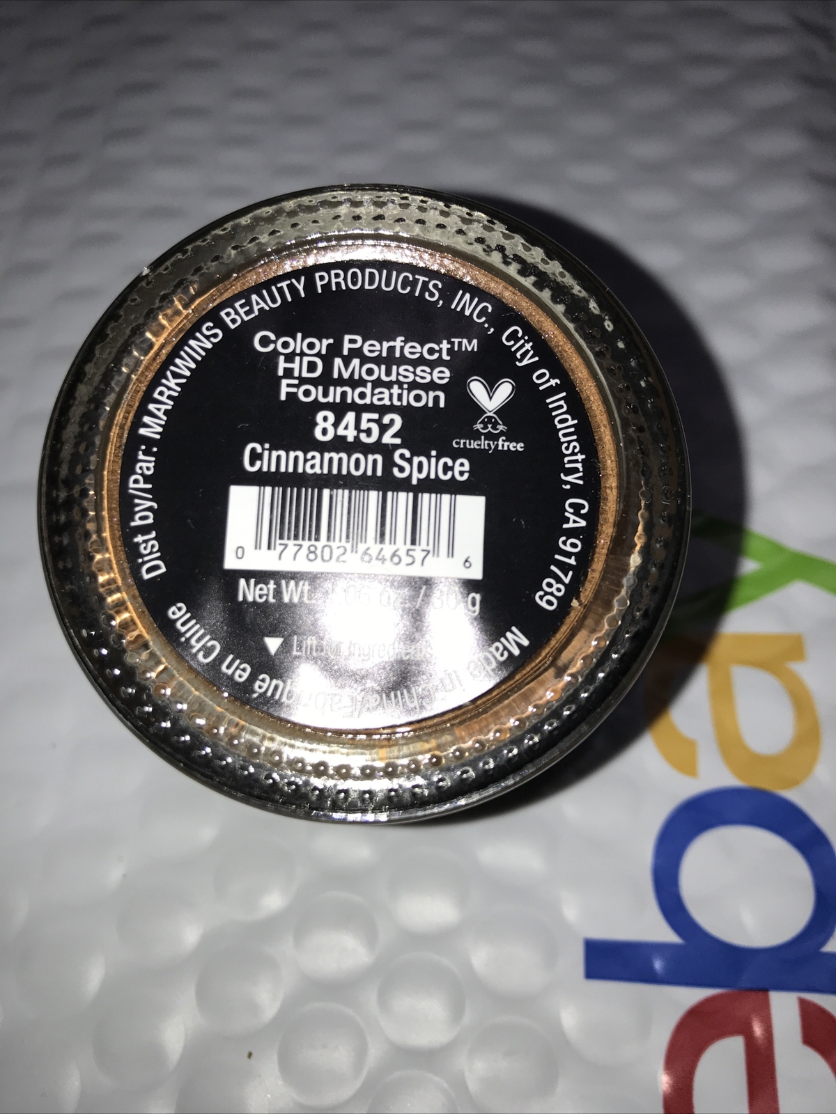 BLACK RADIANCE Color Perfect HD Mousse Foundation #8452 CINNAMON SPICE unsealed