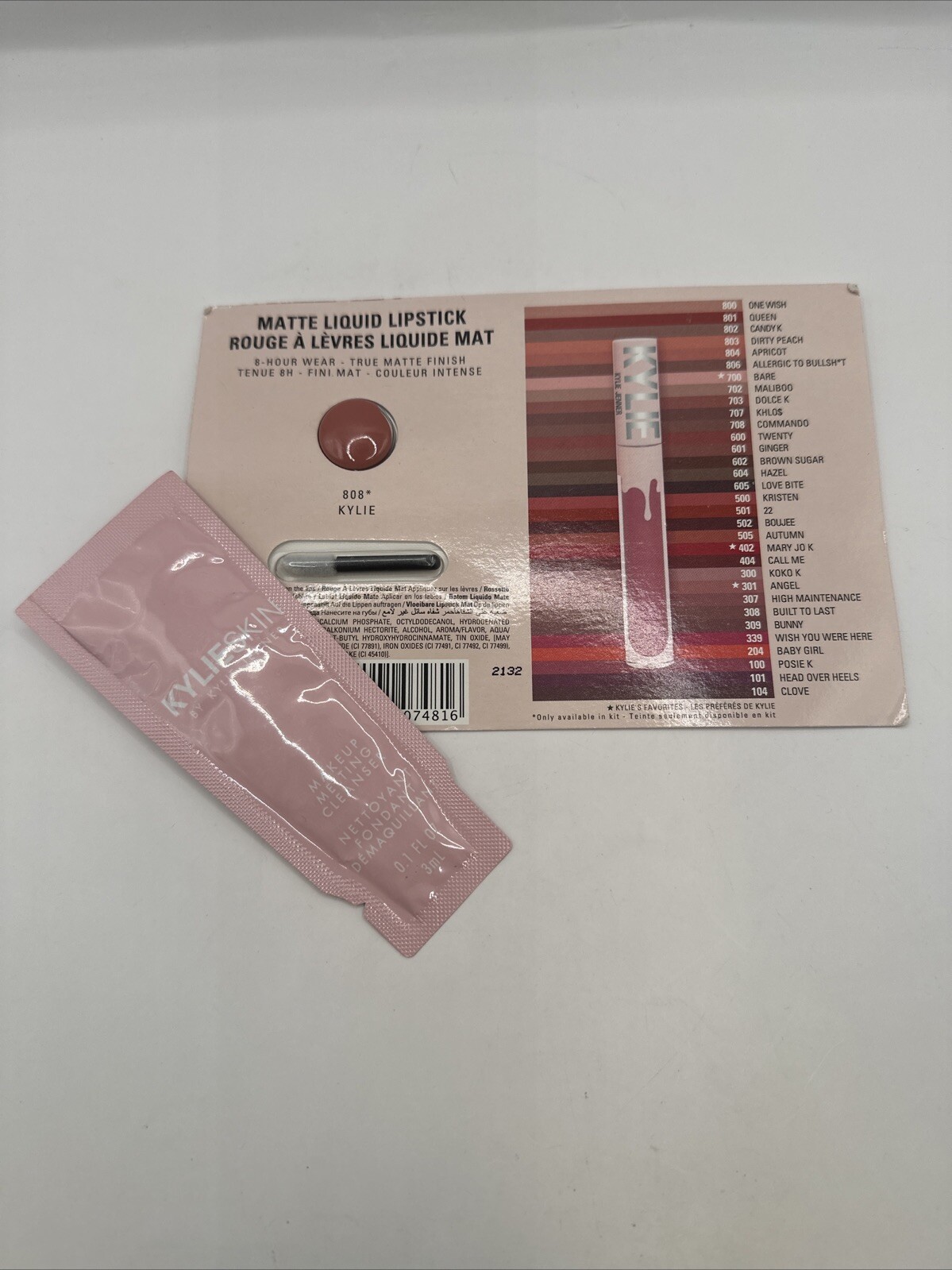Kylie Jenner Makeup & Skin Sample Size Lot of 13 Lipstick Melting Cleanser