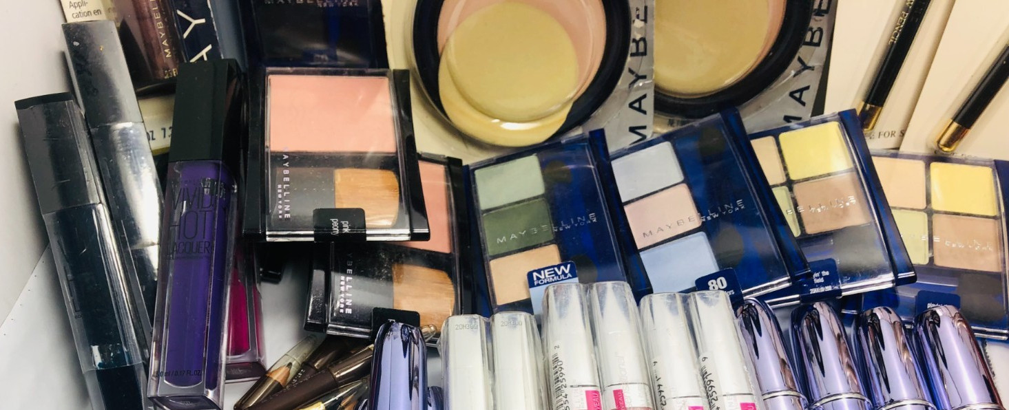 New HUGE 100 PC MAYBELLINE Makeup Lot **RARE HARD-TO-FIND ITEMS **GREAT DEAL!