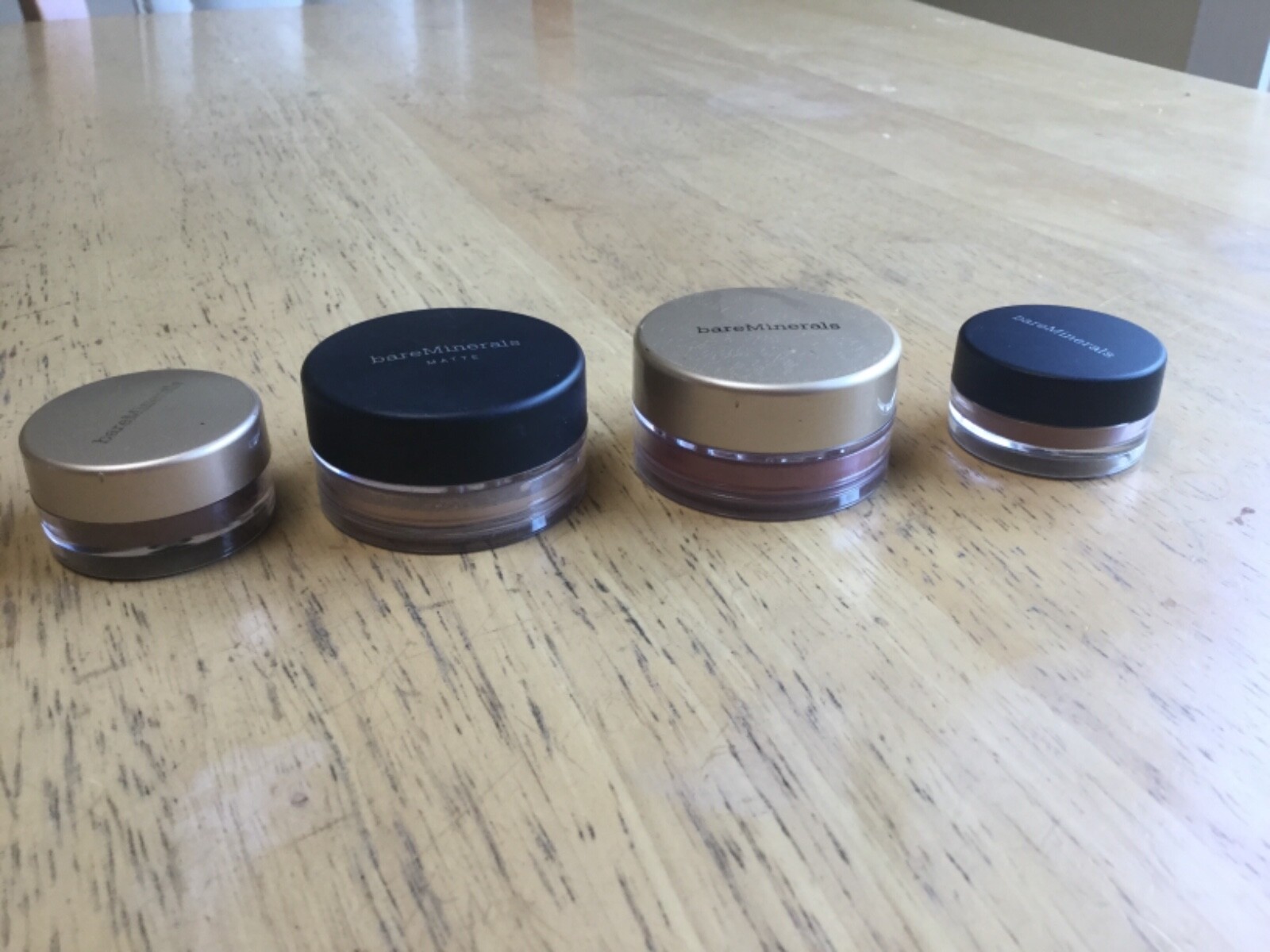 Bareminerals Lot of 4: Foundation, Blush, Eyecolor, Face Tan Color New Sealed