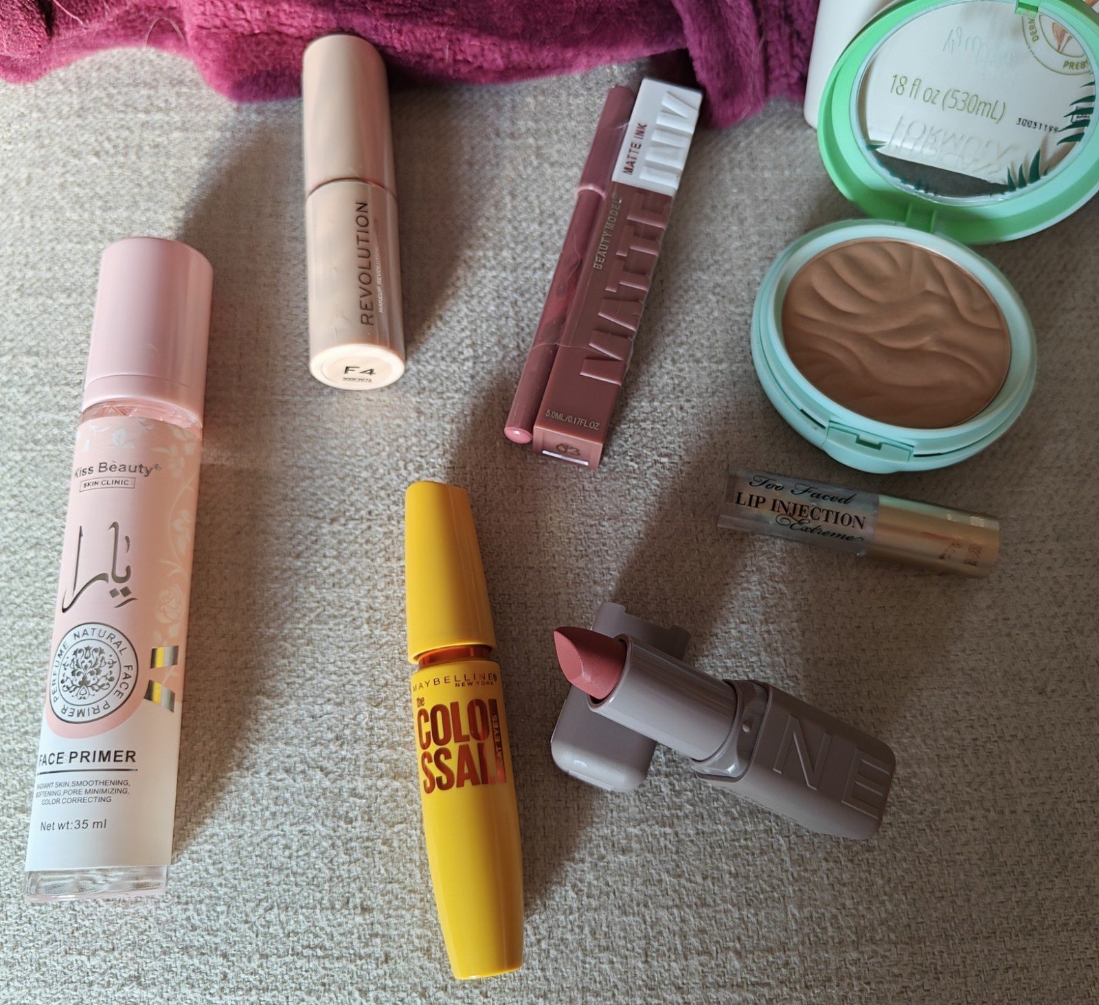 Beauty Bundle Feat: Aveeno, Native,Fekkai, Maybelline, Redken, Finery,Too Faced+