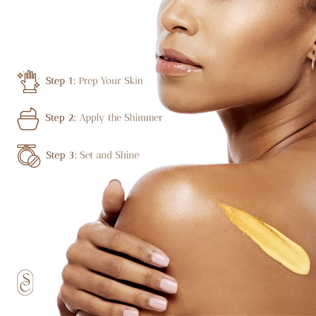 Skin Centrick Shimmer Body Oil mist, Suttle shine with a healthy glow,