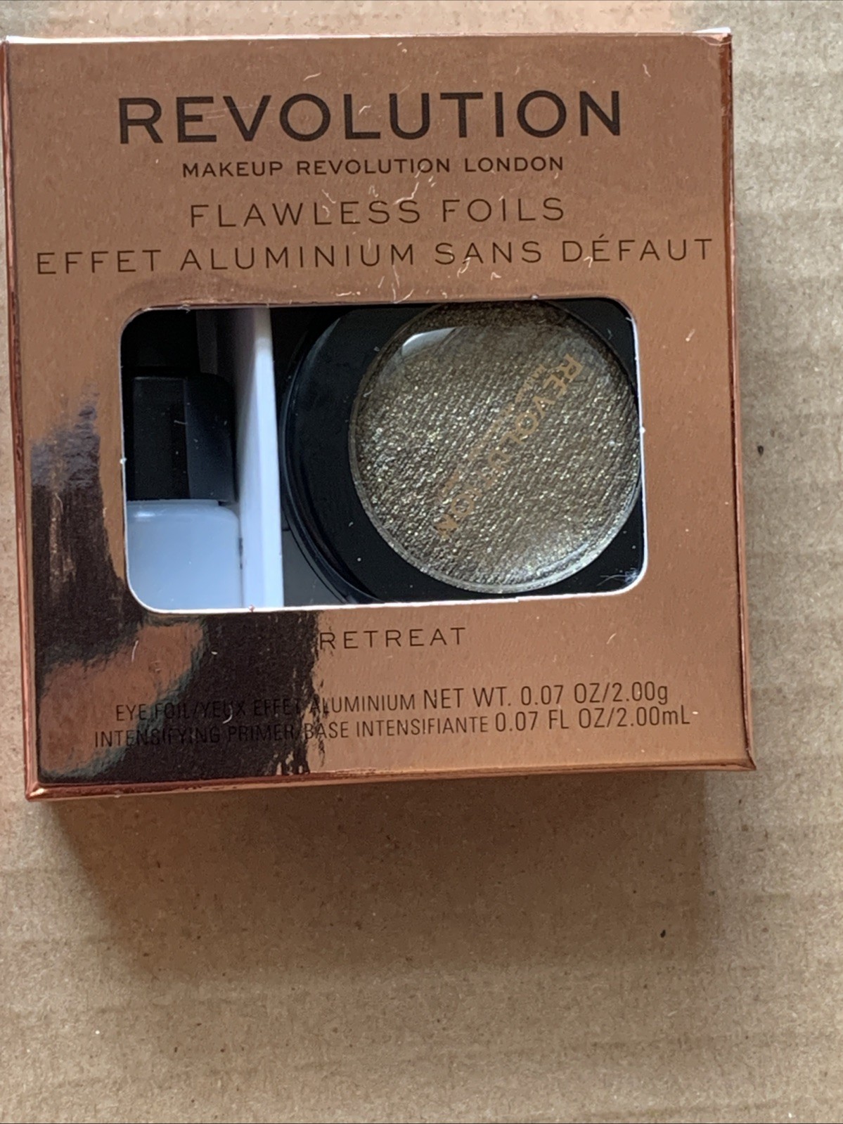 Lot Of 2 REVOLUTION Make Up Items CONTOUR POWDER COMPACT & FLAWLESS EYE FOILS