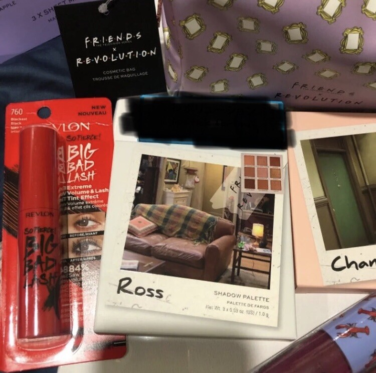 Revolution X Friends TV Show Makeup and Accessories Bundle Limited Edition NWT