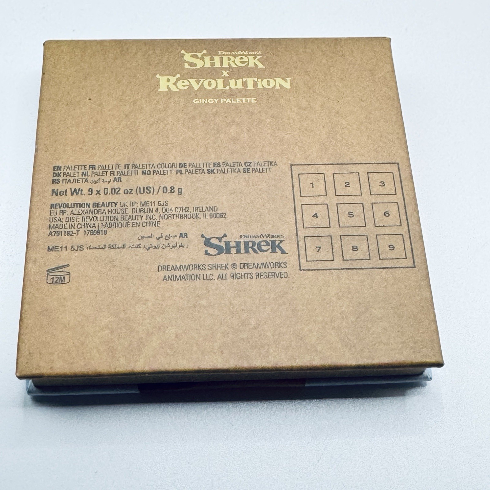 Shrek X Revolution Gingy Gingerbread Tin + New Eyeshadow Lipstick Blush + More