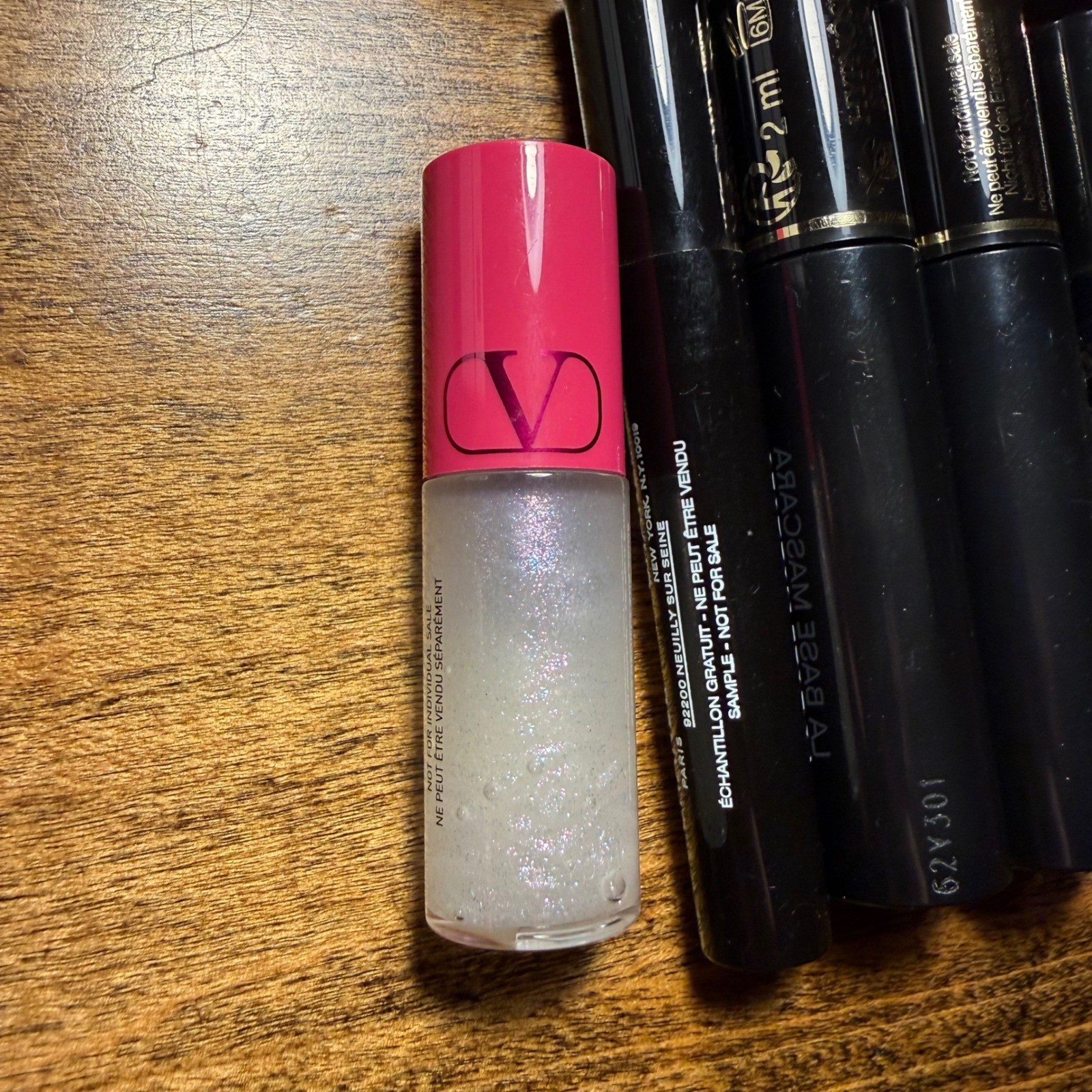 Luxury Makeup Bundle YSL Chanel Lancome Valentino Mini Lipstick Mascara Set