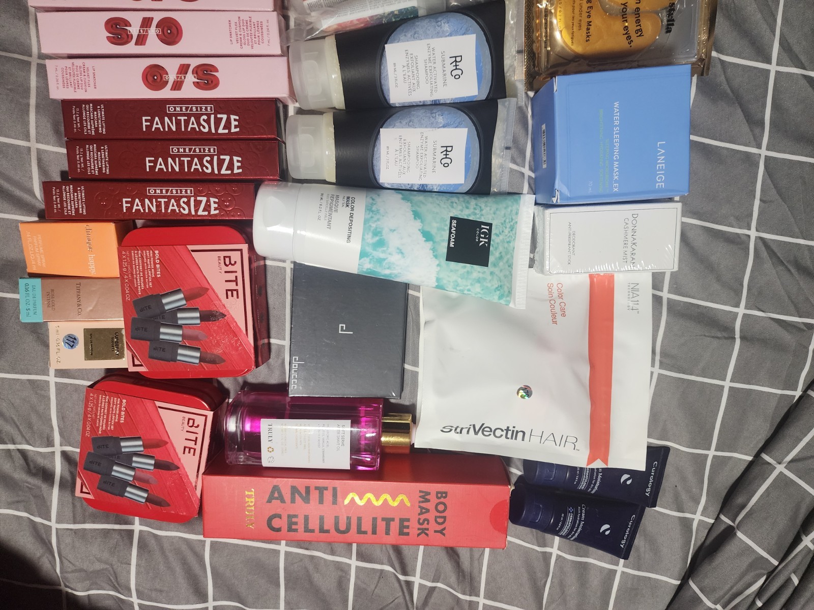 Bundle Of HIGH END MAKEUP, HAIRCARE, SKINCARE & PERFUME. Louboutin Perfume gift