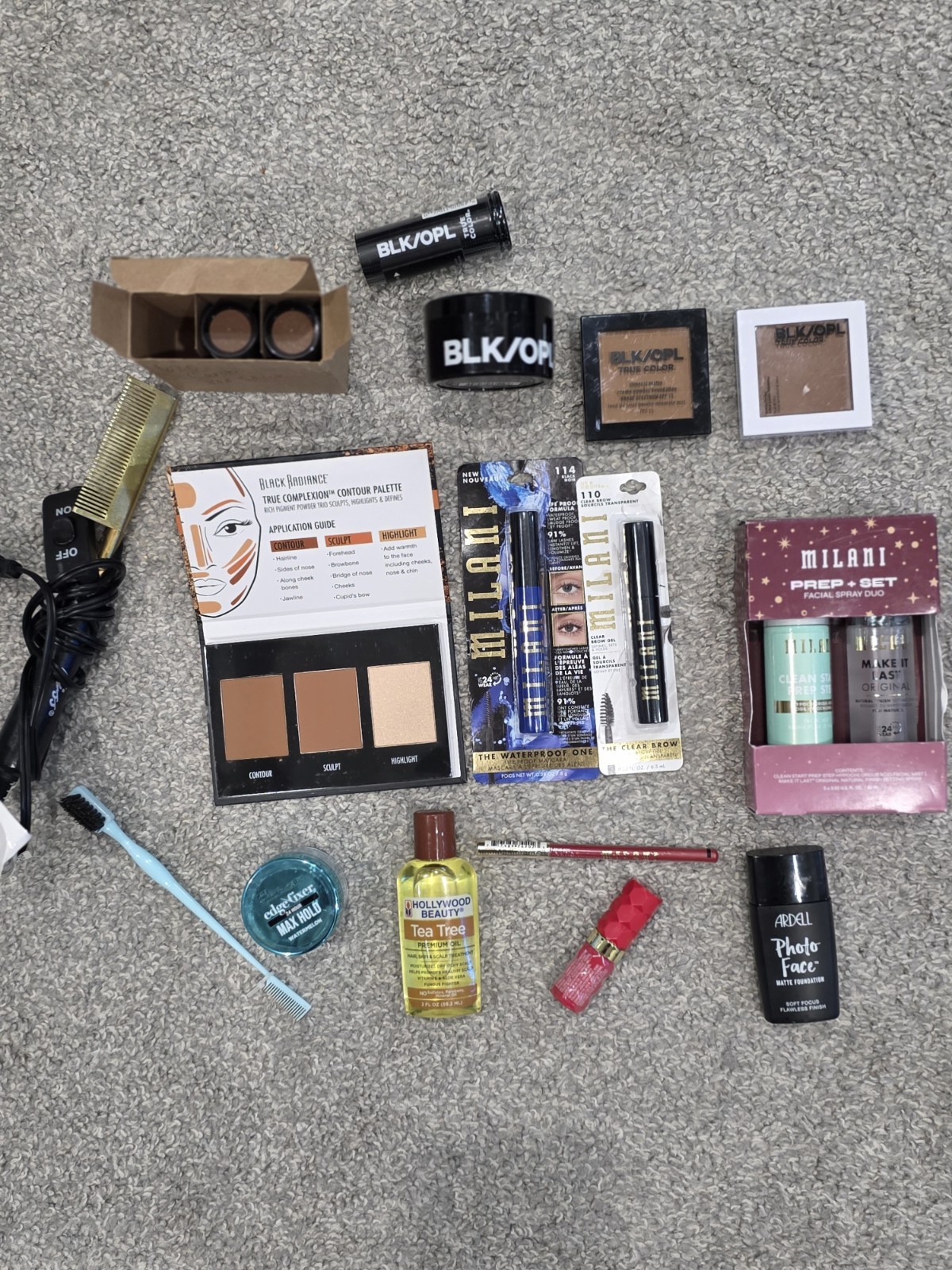 Milani BLK/OPL Ardell Makeup Lot Matte SPF 15 Waterproof Mascara Lipstick